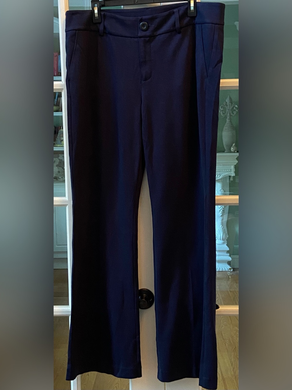 Cabi Navy Blue Wide Leg Trouser Pants Size 16